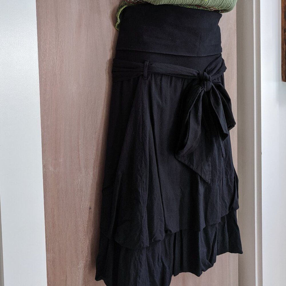Magdalena Bubble Hem Midi Skirt/Mini Dress